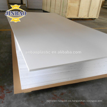 JINBAO placa de plástico blanco espuma de polietileno 20mm placa de espuma de pvc